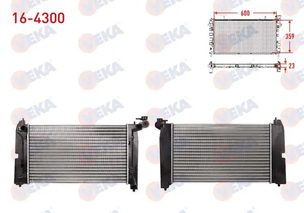 Su Radyatörü Mekanik Toyota Corolla (_E12_) 1.4 Vvt-I M-T 2002-2007