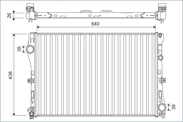 Motor Su Radyatörü W205 14 > C205 16 > A205 16 > S205 14 > W213 16 > C238 17 > A238 17 > S213 16 >