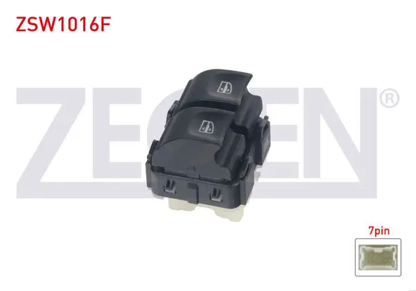 Cam Açma Anahtarı Çiftli Beyaz Soketlı Turuncu Işık 7 Pin Renault Captur-Clio IV 2013-/ Kangoo 1998-2008 / Symbol II 2008-2012 / Dacia Logan II-Dokker-Sandero-Lodgy 2008 -