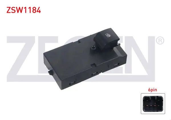 Cam Açma Anahtarı Tekli 6 Pin Chevrolet Aveo-Cruze 2009-2014