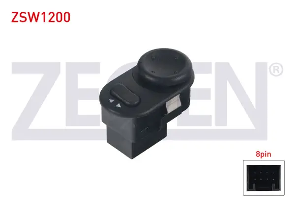 Ayna Ayar Düğmesi 8 Pin Opel Corsa C-Astra G-Vectra B-Combo C-Meriva A 1995-2006