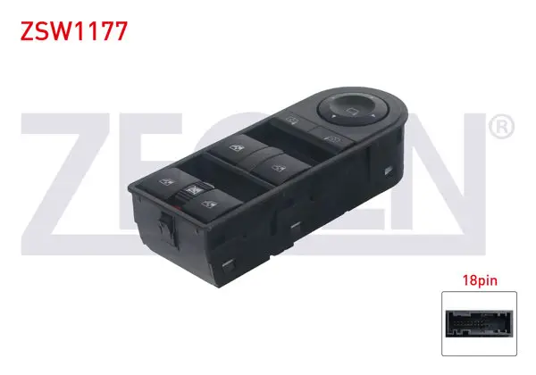 Cam Açma Anahtar Grup Ayna Ayarlı 18 Pin Opel Astra H-Zafira B 2004-2011