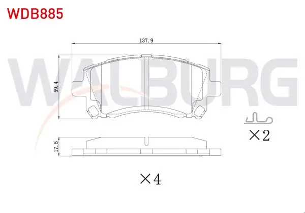 Fren Balata Ön Subaru Forester (Sf) 1995-2002 / Impreza 1992-2000 / Impreza 2000-2007 / Legacy II (Bd,Bg) 1994-1999 / Outback (Be, Bh) 1998-2003
