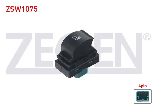 Cam Açma Anahtarı Tekli Turuncu Işık 4 Pin Fiorino-Bipper-Nemo-Ducato-Boxer III-Jumper III 2007 -