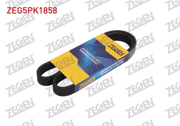 Kanallı V Kayışı 5Pk1858 Hyundai Getz / Accent Era 1.5Crdı 2005-/ Kia Cerato 1.6 CRDI 2006-/ Rio 1.5 CRDI 2005-Klimalı