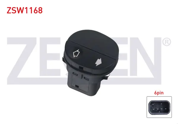 Cam Açma Anahtarı Tekli 6 Pin Ford Fiesta V-Fusion-Connect 2001-2013