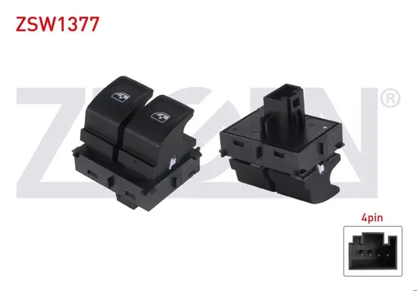 Cam Açma Anahtarı Çiftli 4 Pin Volkswagen Golf VII 2012 -