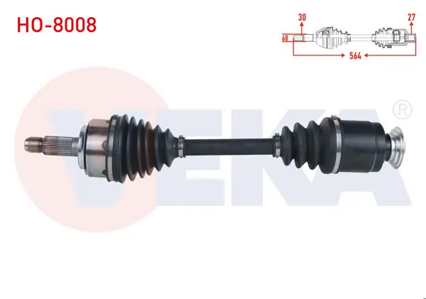 Komple Aks Sağ On Uzunluk 620mm Honda Cr-V III 2.0 I-Vtec A-T 2006-2012