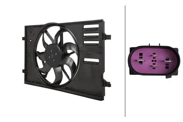 Fan Motoru Davlumbazlı Kit Arteon Golf VII Tiguan A3 Q2 Q3 Ateca Leon Karoq Kodiaq Octavia Superb Ye