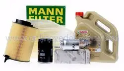 Volkswagen Jetta 2006 - 2010 Model Arası 1.6 Motor Periyodik Bakım Seti Motor Yağlı Mann / Castrol Marka