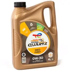 0W30 Quartz Ineo First Euro6 Motor Yağı 4 Litre 2023 Üretim Yılı