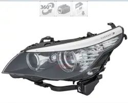 Bmw E60 LCI Kasa Bi-Xenon Sol Far Komple