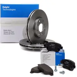 Citroen Nemo Ön Fren Disk ve Ön Fren Balata Takımı Delphi Marka