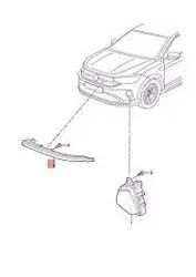 Volkswagen Taigo Panjur Sol Led Orijinal