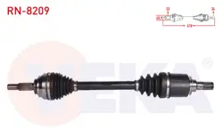 Renault Clio 4 2012- 1.5 dCi Otomatik Sol Aks Komple Yerli Marka
