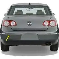 Volkswagen Passat 2005 -2010 Model Arası Arka Sol Tampon Nikelajı