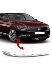 Volkswagen Passat 2015 Model Sonrası Ön Tampon Sağ Alt Köşe Nikelajı