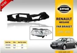 Renault Megane 2 2004-2009 Far Alt Ayağı Sağ Mercekli Far Tipi