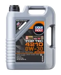 0W-30 VW Motor Yağı Tam Sentetik TOP TEC 4210 5 Litre (21605)