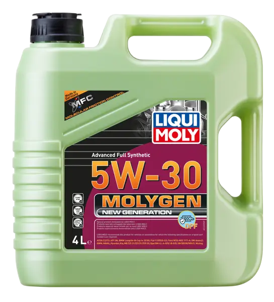 5W30 DPF Motor Yağı Molygen New Generation 4 Litre (21225) 2025