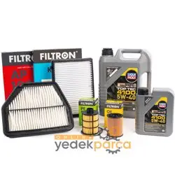 Opel Antara 2.0 Dizel (Z20DMH) Periyodik Bakım Seti Filtron Filtre / Liqui Moly 5W40 4100 6 LT Motor Yağlı 2007-2011