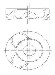Renault Megane 2 1.5 dCi Piston Sekman 76mm (+1.0 mm) (0.20 mm kısa 26 Pim) Takımı
                                Takım