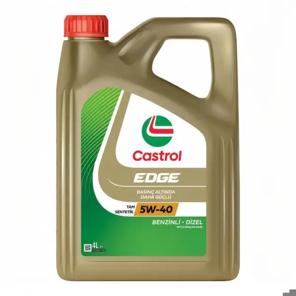 CASTROL 5W40 Edge Tam Sentetik Motor Yağı 4 Litre