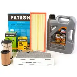 Volkswagen Caddy 2010 - 2014 1.6 TDI / 2.0 TDI Bakım Seti Filtron Marka / Liqui Moly 5w30 5 Litre Motor Yağlı
