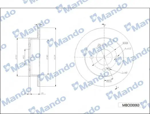 Disk Arka (Ad) 14- i10