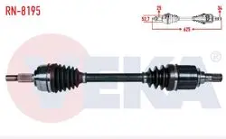 Renault Captur 2013- 1.2 1.5 dCi Otomatik Sol Aks Komple Yerli Marka