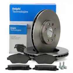 Opel Corsa C Ön Fren Disk / Balata Takım Hava Kanallı (260) mm Delphi Marka Ürün