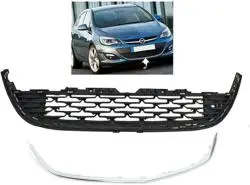 Opel Astra J Ön Tampon Izgarası ve Nikelaj Çerçeve İthal