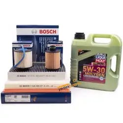 Opel Astra J 1.3 Dizel (A13DTE) Periyodik Bakım BOSCH Filtre Seti / LIQUI MOLY 5W30 DPF Motor Yağı Molygen New Generation 4 Litre