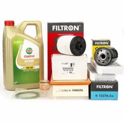 Opel Zafira Life 2.0 Hdi Periyodik Yağ Bakım Filtre Seti (Castol 5W30 5 LT Long Life 2024) Filtron Marka