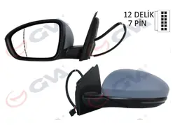 Renault Megane 4 2015- Sol dış Dikiz Aynası Elektrikli