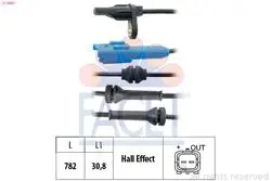 ABS Kablosu Sensörü Arka 1007 C2 C3 C3 II C3 Plurıel Boy 720mm