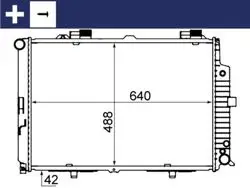 Motor Su Radyatörü E-Class W210 96-99 S210 96-99