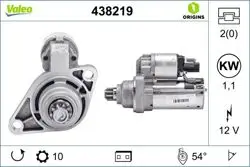 Marş Motoru 12V 10 Dıs Audi A3 VW Golf V Polo 10 -