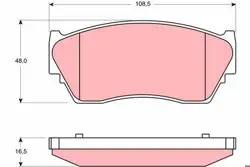 Ön Fren Balatası Nissan Sunny (N14) 100Nx (B13) 90-