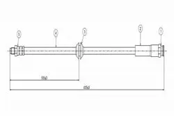 Fren Hortumu Arka (Sağ / Sol) Ducato III Boxer III Jumper III 06-