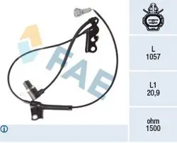 ABS Sensörü Ön Sağ Avensis 03-08 Corolla 02-07