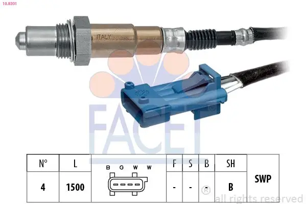 Oksijen Sensörü (Egsoz Borusundakı) Saxo P106 P206 P306 Ym Partner Berlıngoı Xsara Xsara II Tu3jp (1.4 8V) Tu5jp (1.6 8V) P406 Xantia 1.8 16V P605 Xm 12V Boy:1340mm