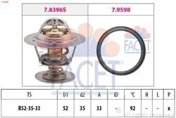 Termostat (92°) Connect 02-13 T12 T15 92-00 Escort IV / V / VI / VII 1.6 16V / 1.8 16V / 1,8Td 92-00 Focus 98-05 Fiesta 92-95 Mondeo 94-14 1.8 16V / 2.0 16V