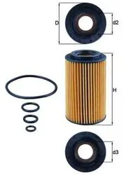 Yağ Filtresi E.S W210-1 C.S W202-3-4 M.S W163-4