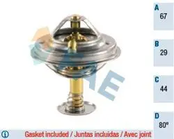 Termostat 80°C (M116, M117, M119) W124 93-95 W126 85-91 W140 91-98 R129 92-01