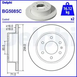 Fren Diski (Mercedes W907-W910 Sprinter Arka) Takım