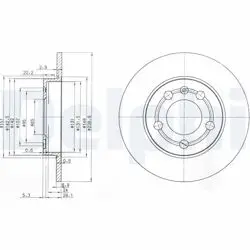 Arka Fren Diski-239×90 5×100 (VW Golf 98-06 Audi A3 97-03)