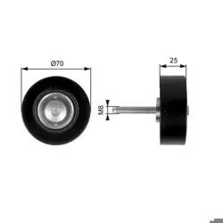 Gergi Rulmanı (Mazda: 3 04-14 / 6 02-13 / Cx7 06-13 / Mx5 05-)