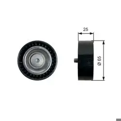 V Kayış Gergi Rulmanı Mercedes M278-157-152 / W218-212-166-292-221-222-217-216-R231