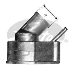 Termostat 92 C (Opel: Astra F / G / H Vectra A / B 2.0 16V)
